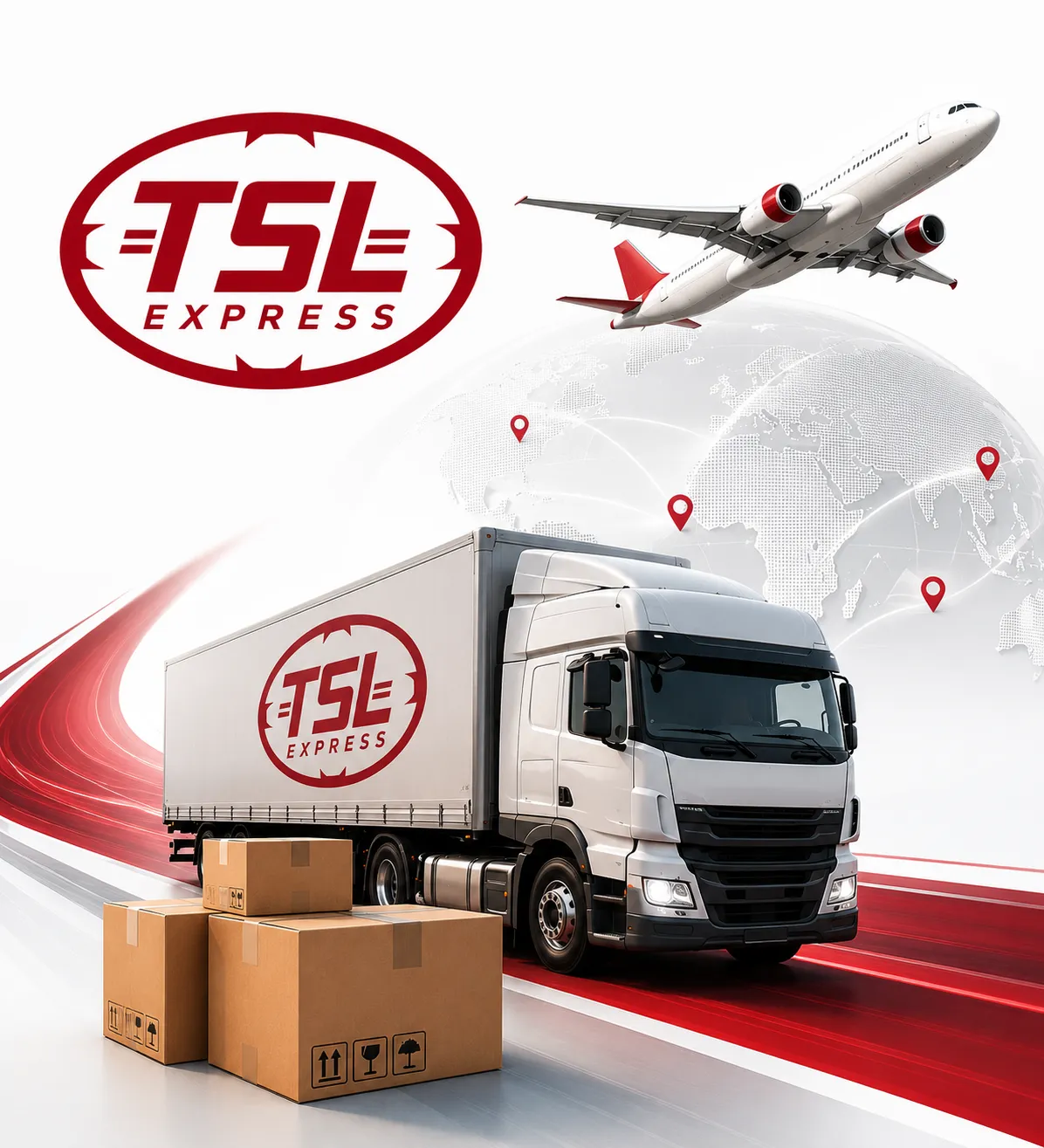 TSL Express road, air and international logistics services